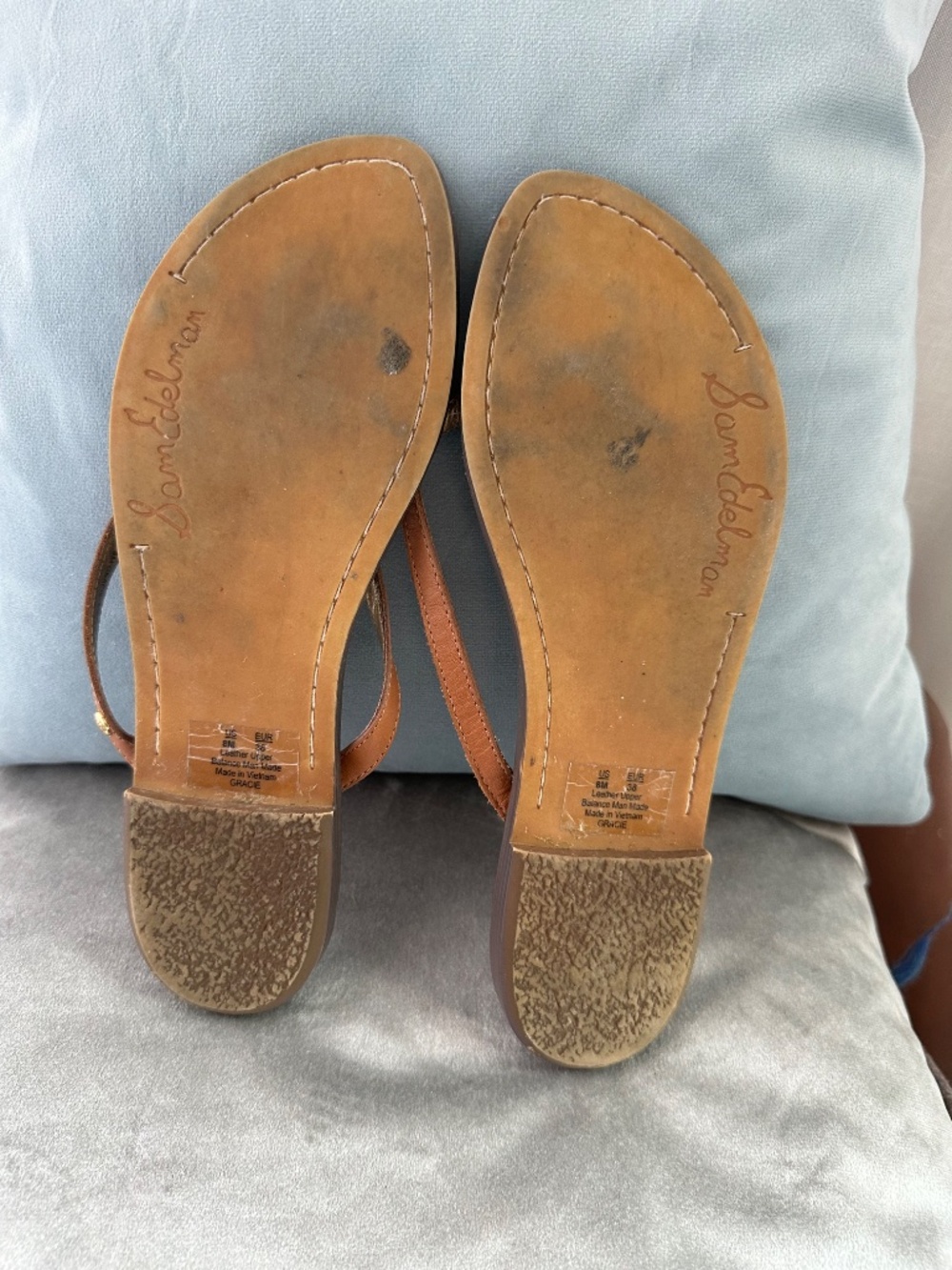 Sam Edelman Gracie Thong Sandals size 8M - Picture 3 of 5